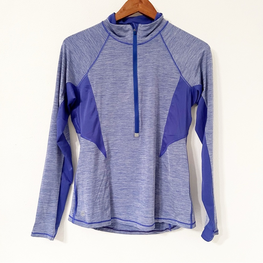 Athleta Forerunner Half Zip Fitted Pullover-Size-Medium